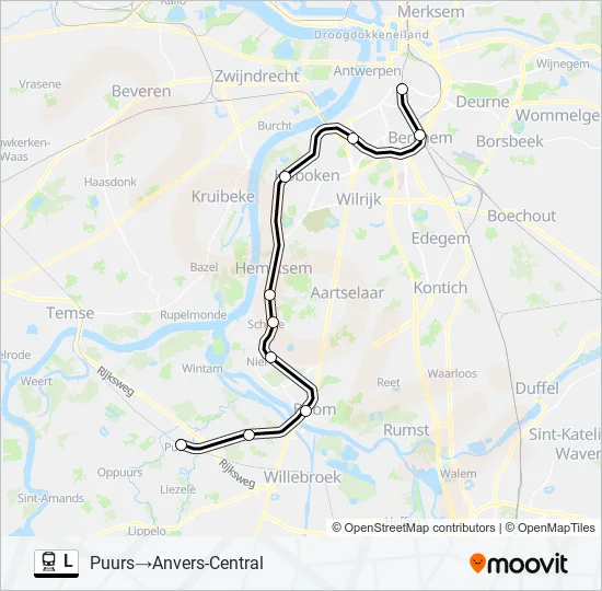 L Train Line Map