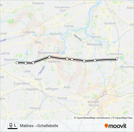 L Train Line Map