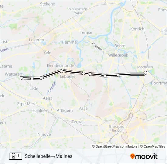 L Train Line Map