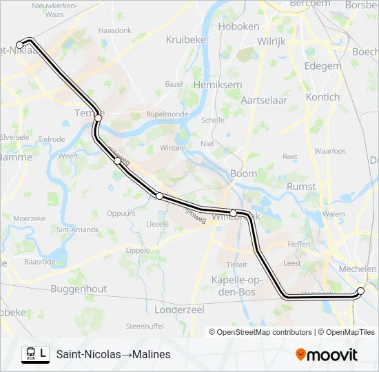L Train Line Map