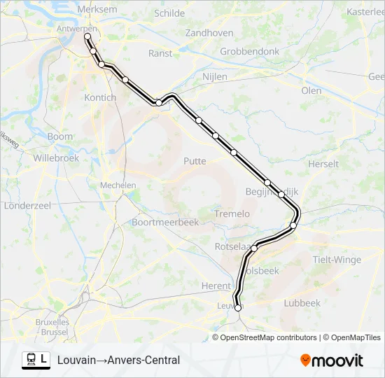 L Train Line Map