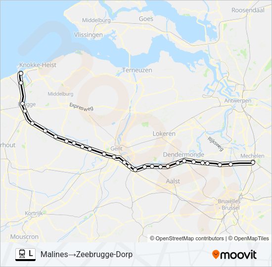 L Train Line Map