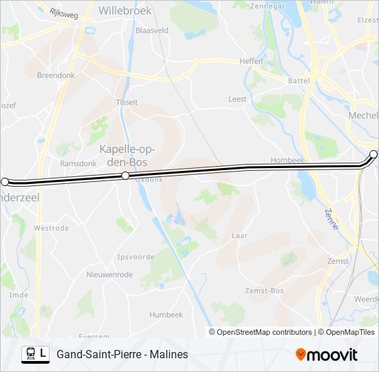 L train Line Map