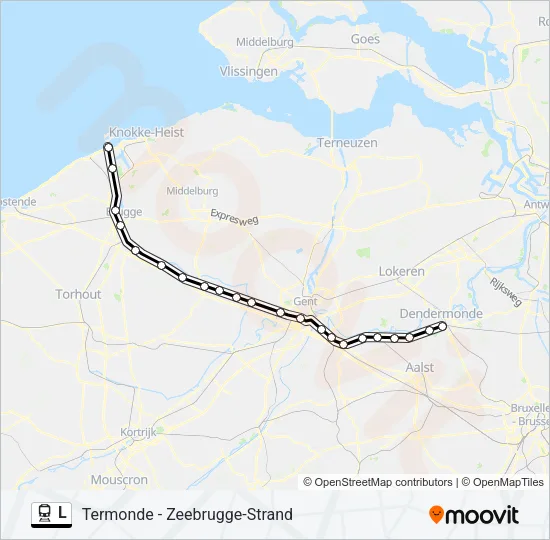 L Train Line Map