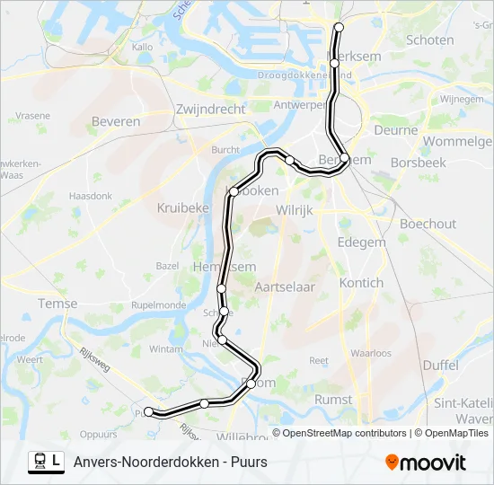 L Train Line Map