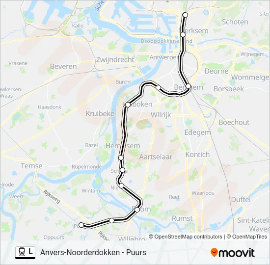 L Train Line Map