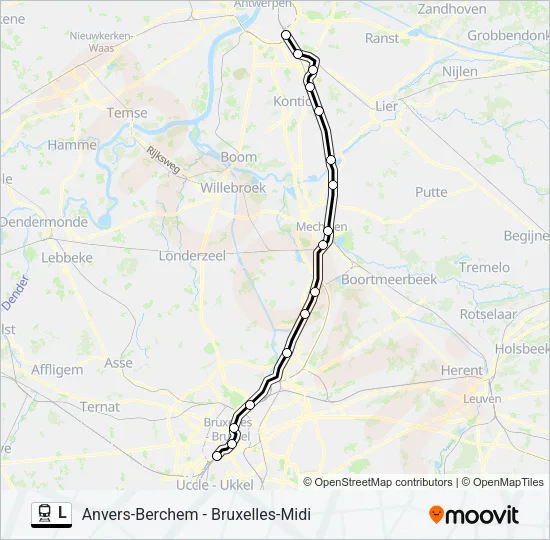L Train Line Map