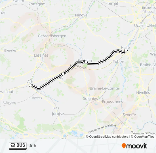 BUS Line Map