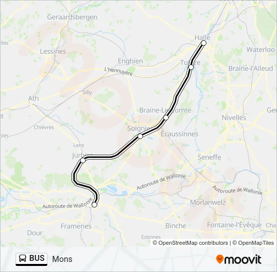 BUS Line Map