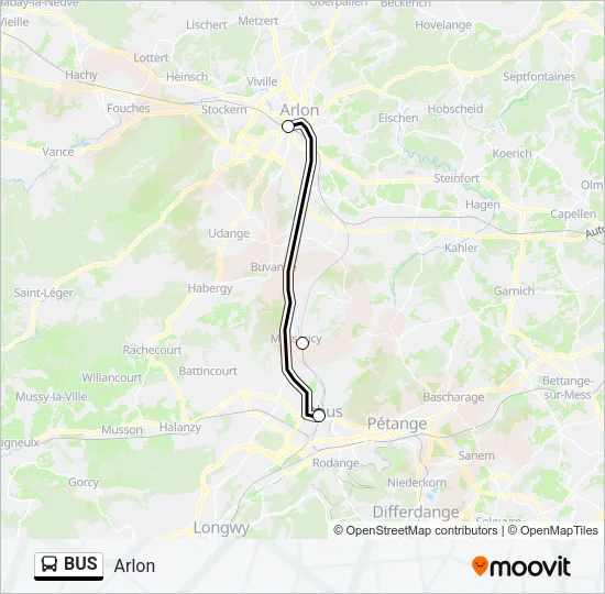 BUS Line Map