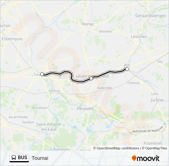 BUS Line Map