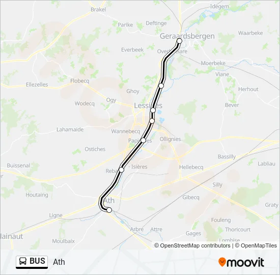 BUS Line Map