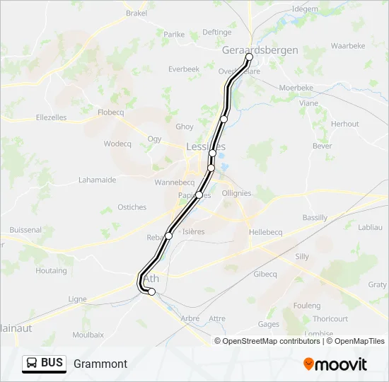 BUS Line Map