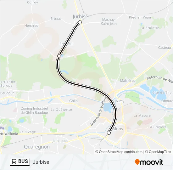 BUS Line Map