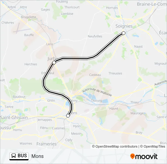 BUS Line Map