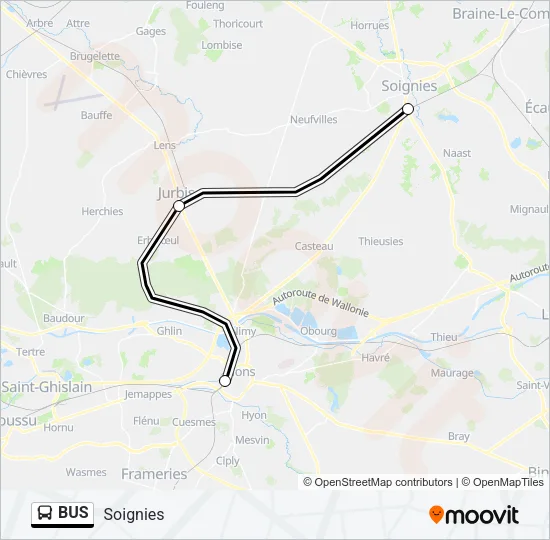 BUS Line Map