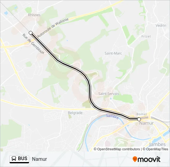 BUS Line Map