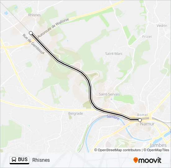 BUS Line Map
