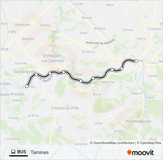 BUS Line Map