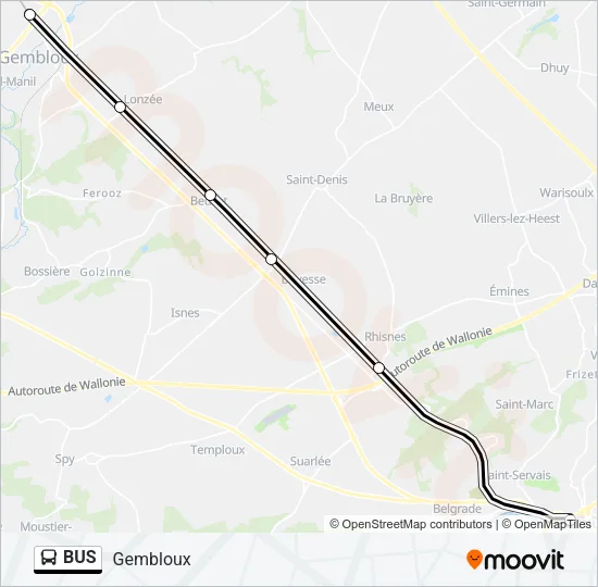 BUS Line Map