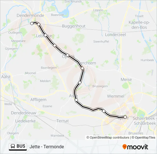 BUS Line Map