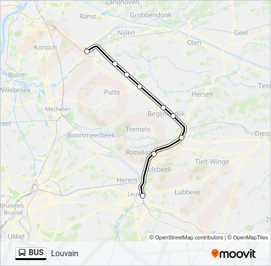 BUS Line Map
