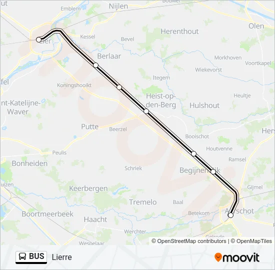 BUS Line Map