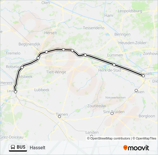BUS Line Map