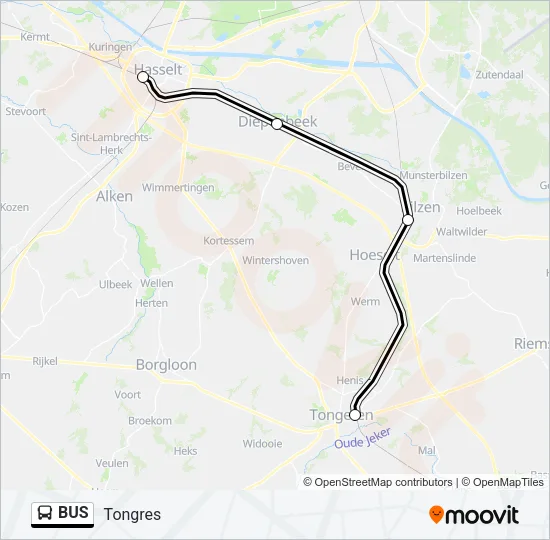 BUS Line Map