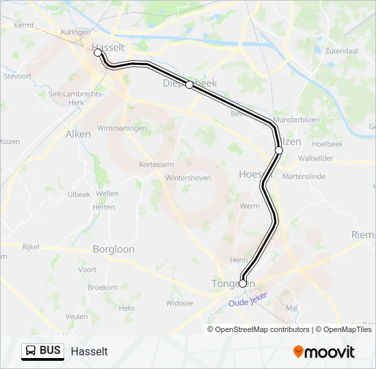 BUS Line Map