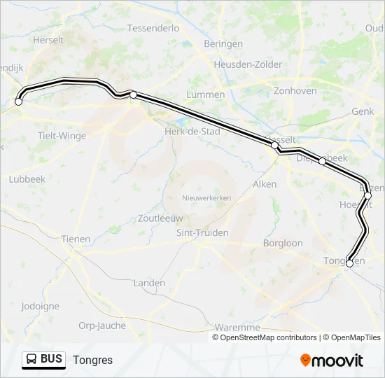 BUS Line Map