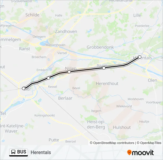 BUS Line Map
