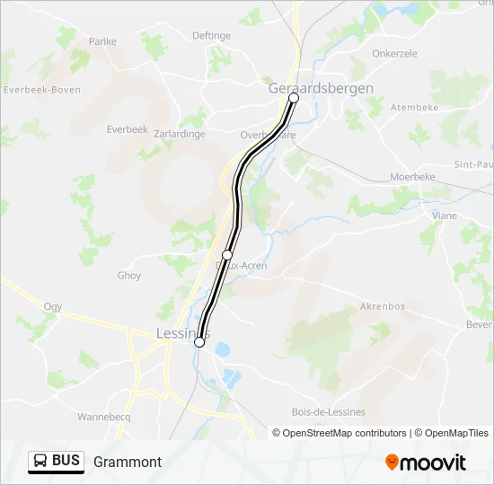 BUS Line Map