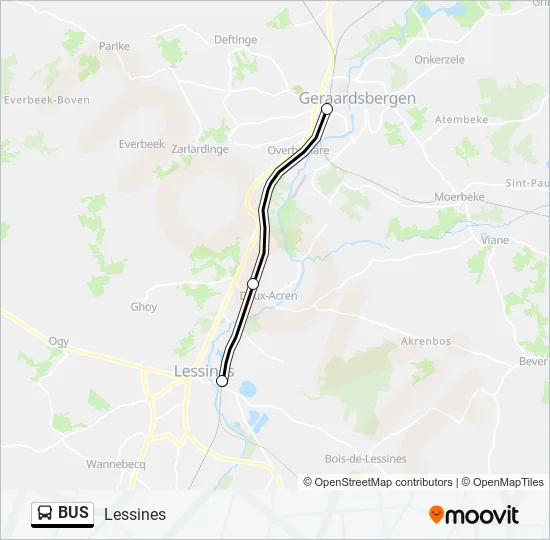 BUS Line Map