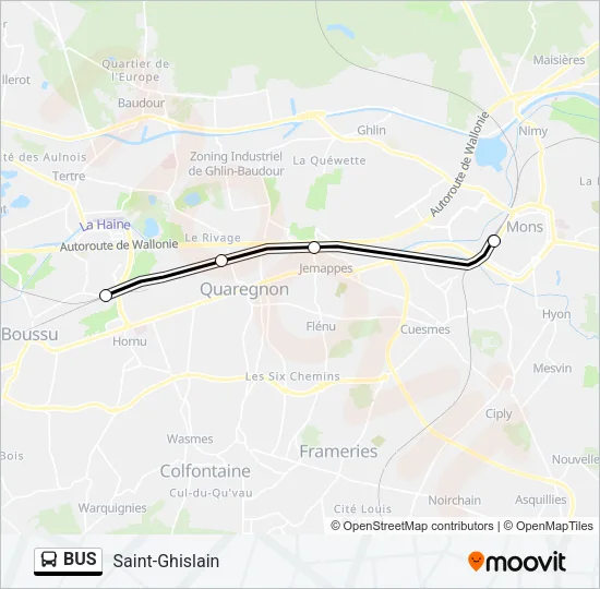 BUS Line Map