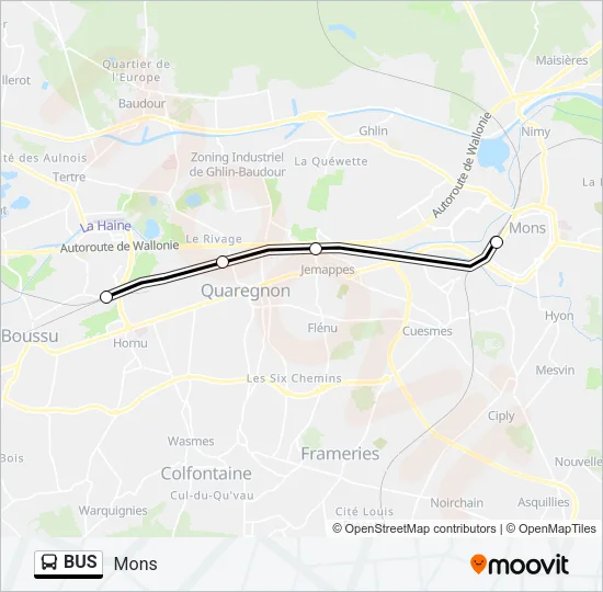 BUS Line Map