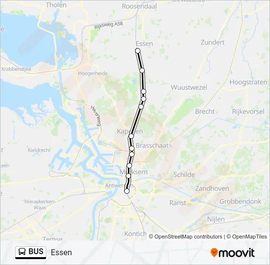 BUS Line Map