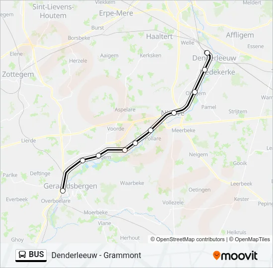 BUS Line Map