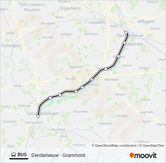 BUS Line Map