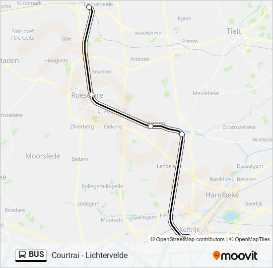 BUS Line Map