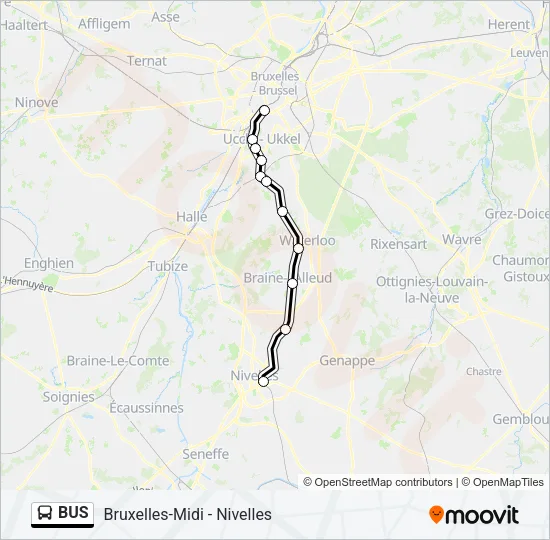 BUS Line Map