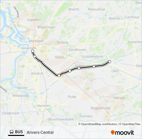 BUS Line Map