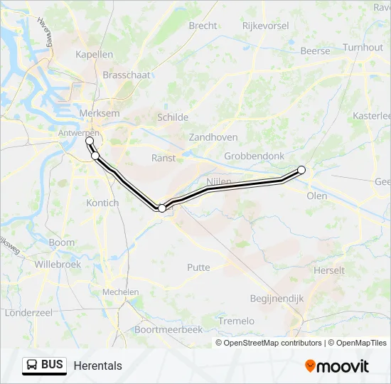 BUS Line Map
