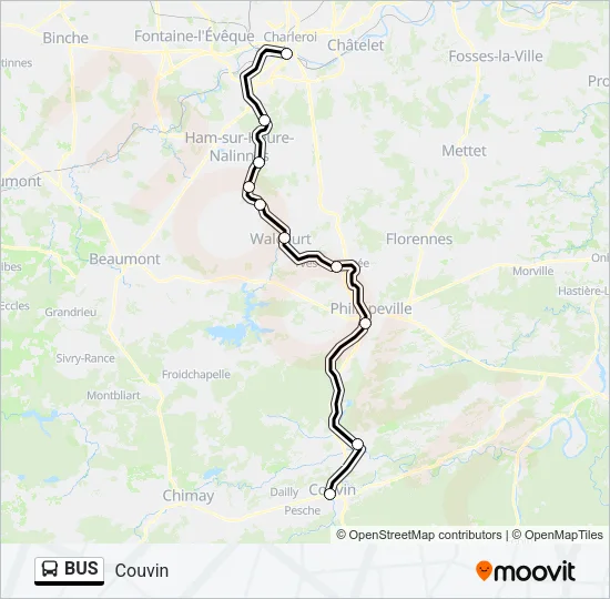 BUS Line Map