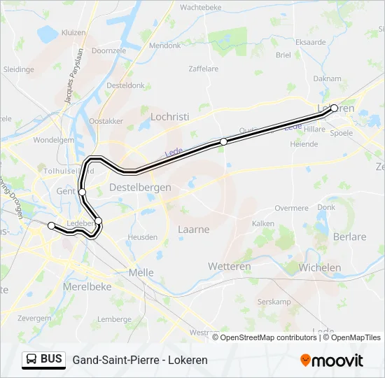 BUS Line Map