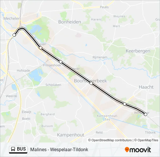 BUS Line Map