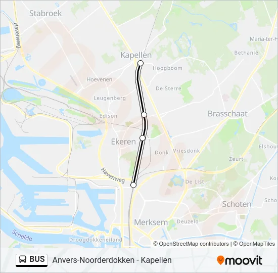BUS Line Map