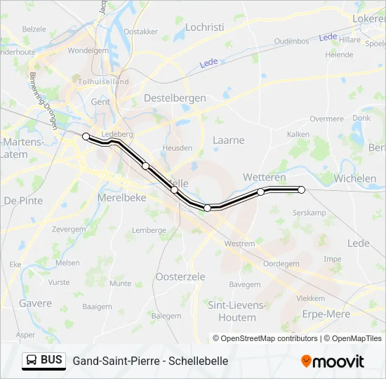 BUS Line Map