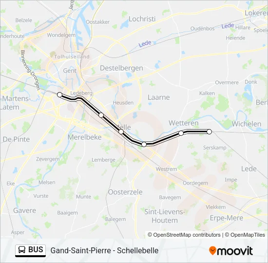 BUS Line Map