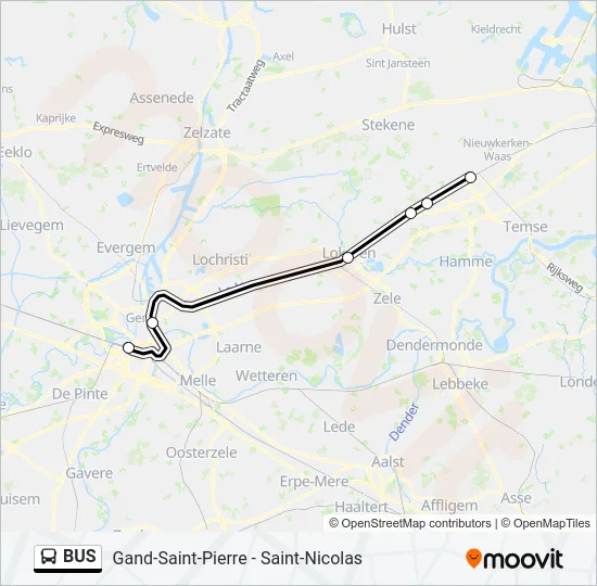 BUS Line Map